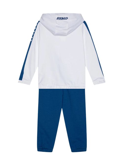 felpa e pantalone bambino bianca e blu GUESS | N5RG05KA6R4/G011